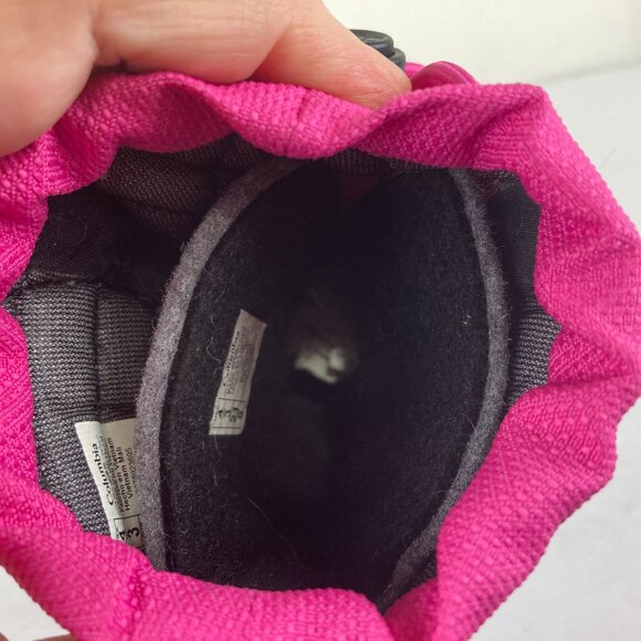 New Columbia Baby Girls sz 4 Pink Insulated Waterproof Winter Snow Boots - Picture 5 of 7